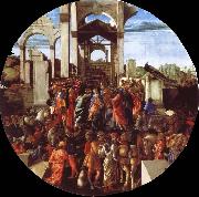 Sandro Botticelli The adoration of the Konige oil painting reproduction